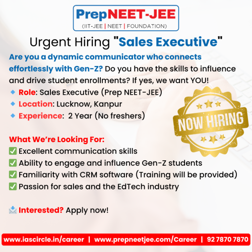 Prep NEET-JEE Hiring